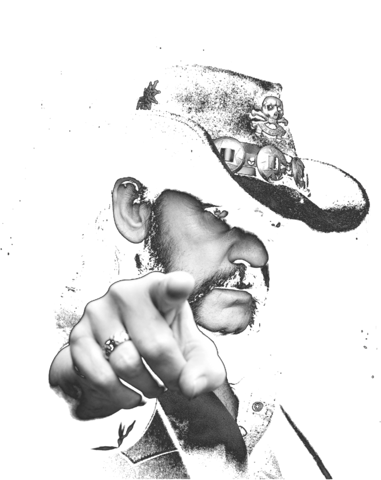 Motörhead artwork of Lemmy